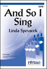 And So I Sing SATB choral sheet music cover